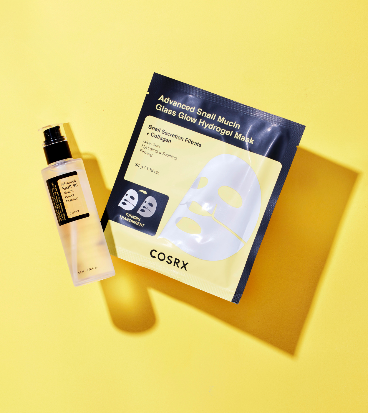 Advanced Snail Mucin Glass Glow Hydrogel Mask