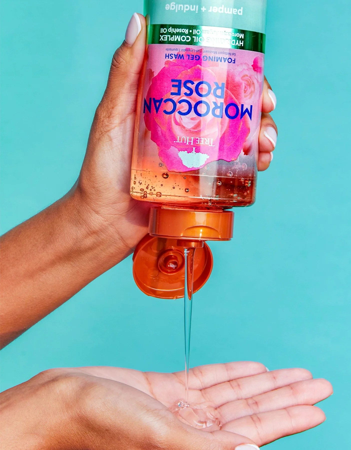 Foaming Gel Wash Moroccan Rose