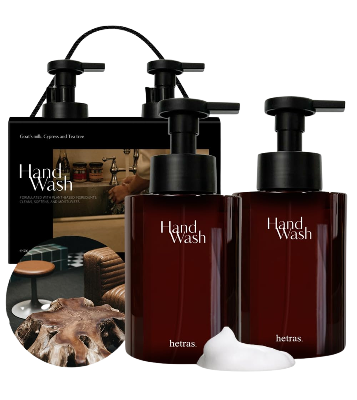 Perfumed Bubble Hand Wash - Hotel Wood