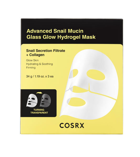 Advanced Snail Mucin Glass Glow Hydrogel Mask