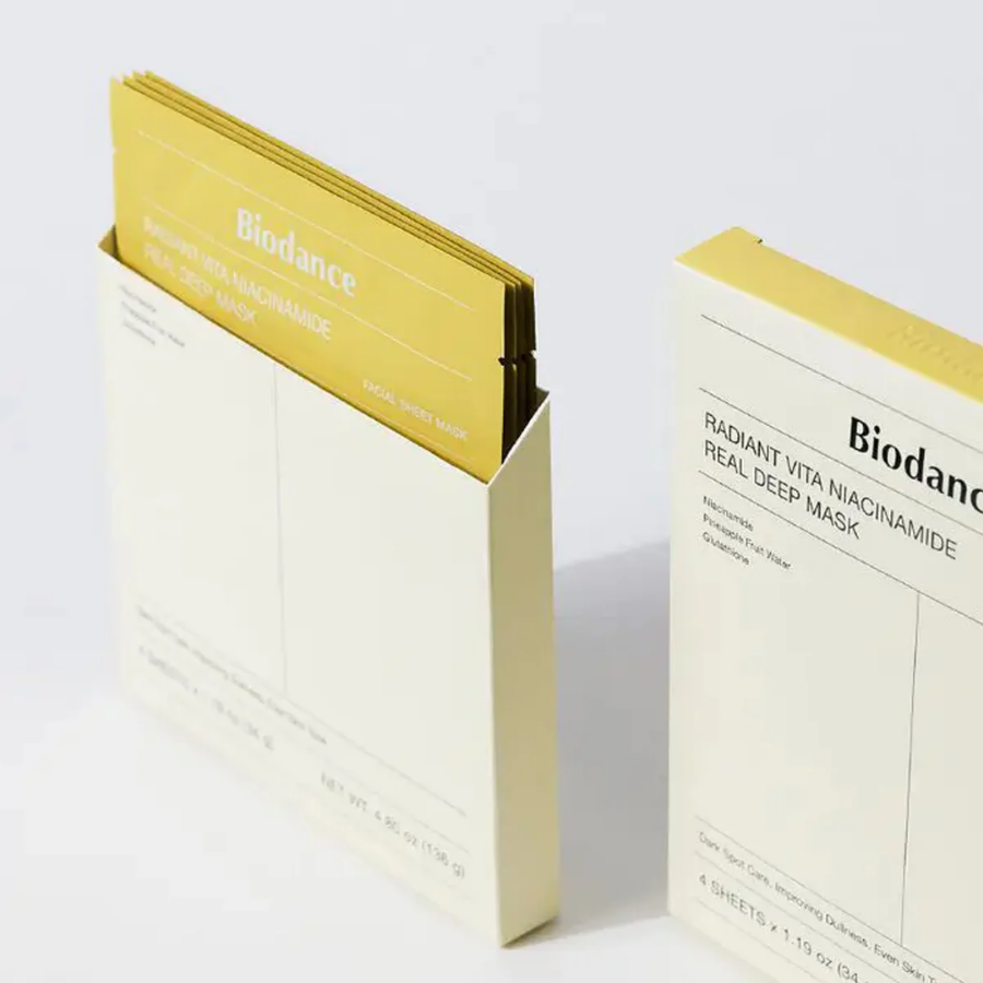 Radiant Vita Niacinamide Real Deep Mask (4 stk)