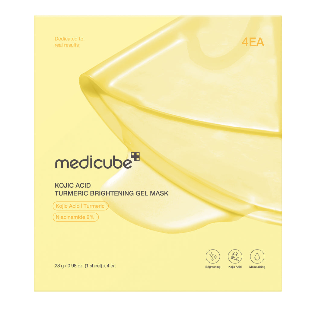 KOJIC ACID TURMERIC BRIGHTENING GEL MASK (4EA)