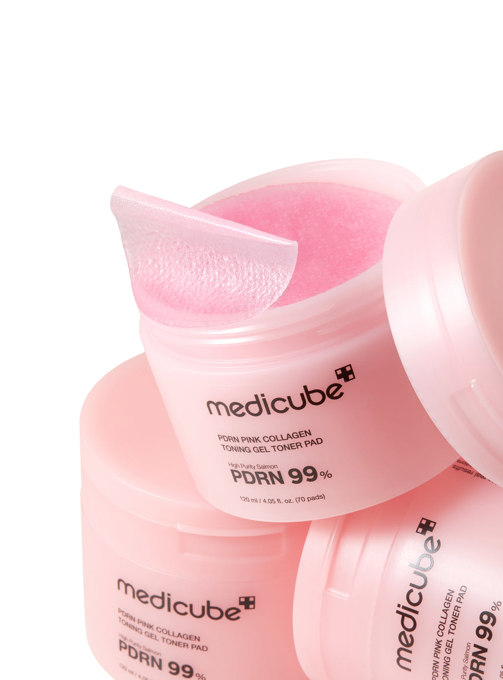PDRN Pink Collagen Toning Gel Toner Pad