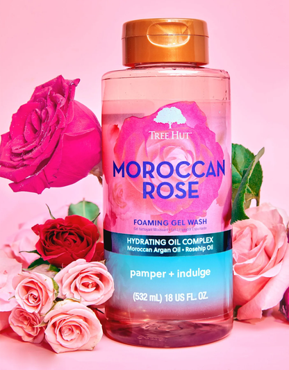 Foaming Gel Wash Moroccan Rose
