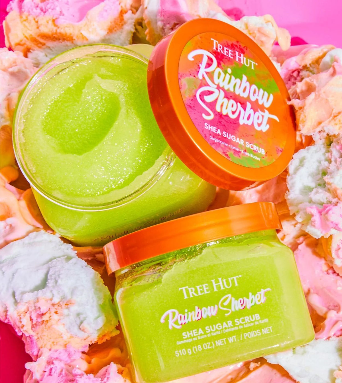 Tree Hut Shea Sugar Scrub Rainbow Sherbet