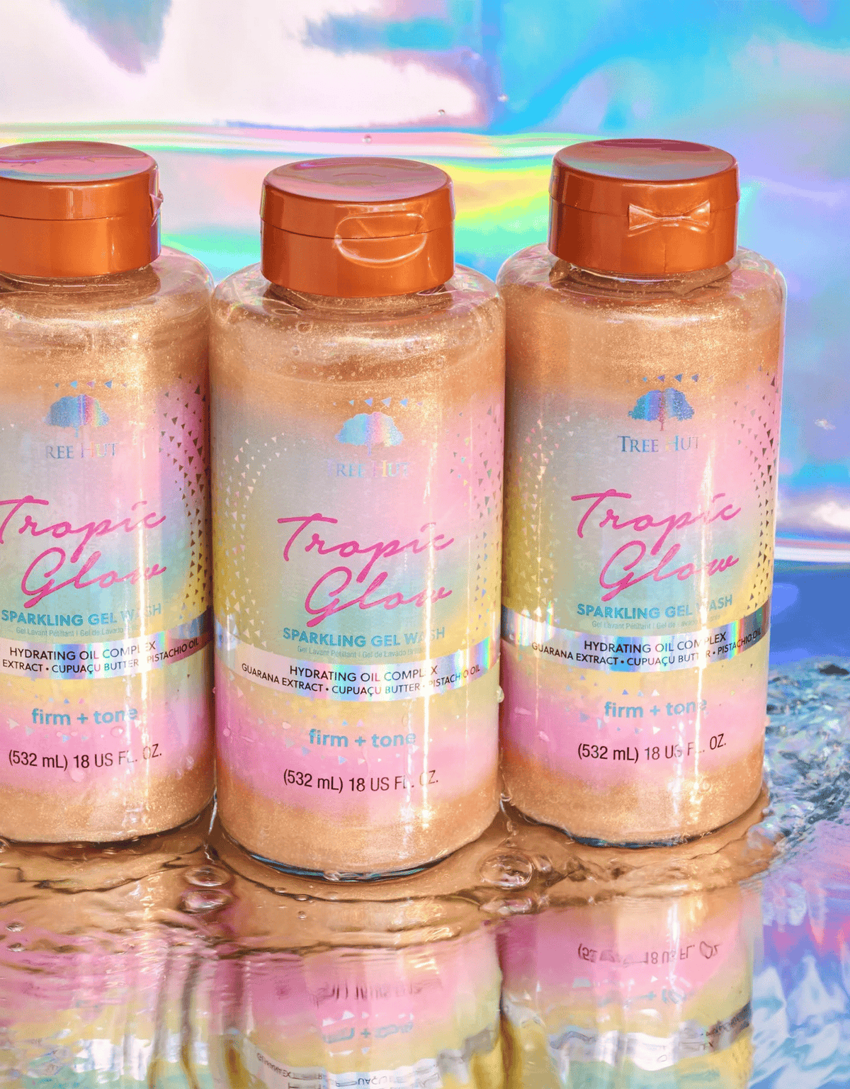 Tree Hut Sparkling Gel Wash Tropic Glow