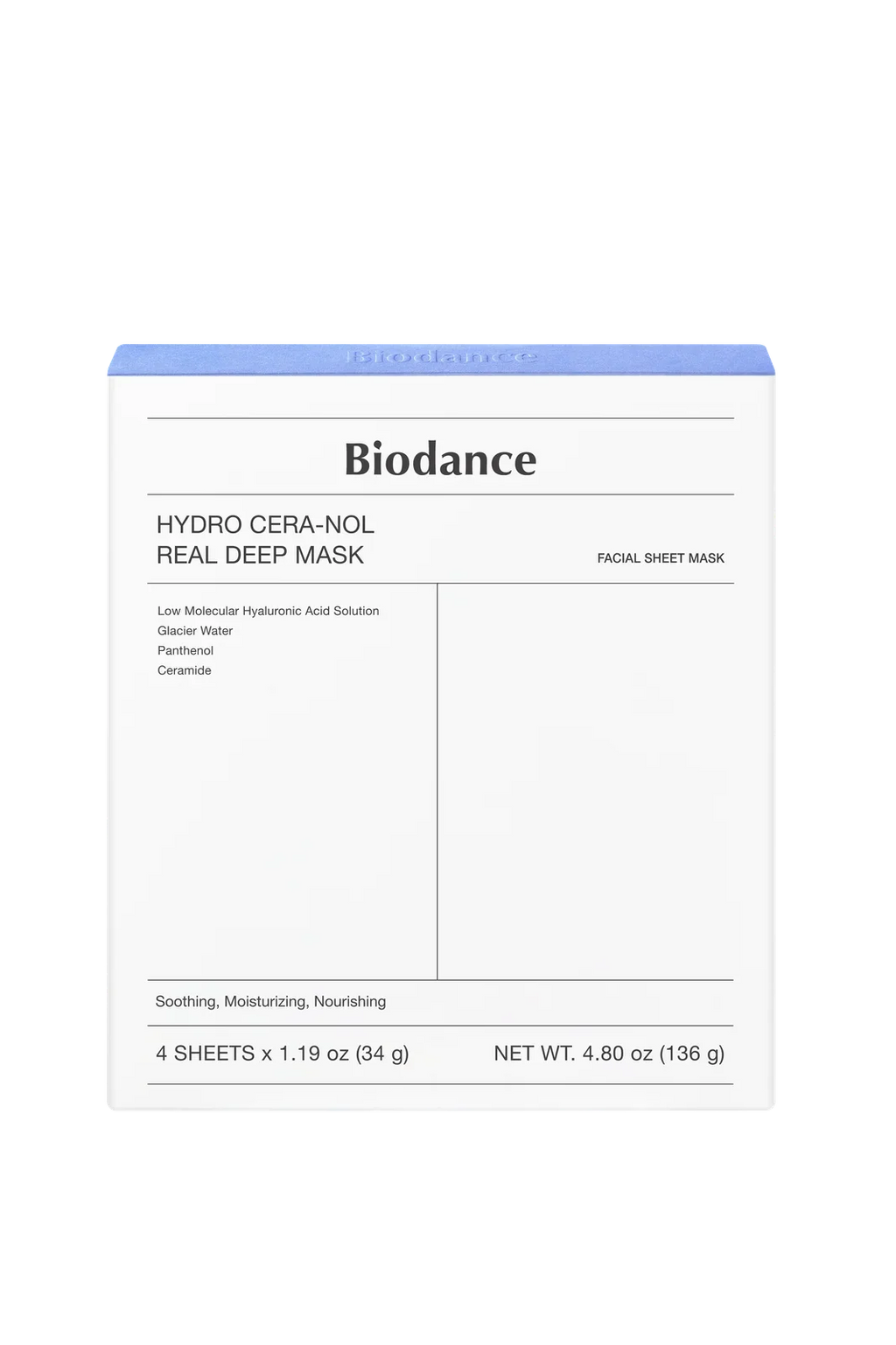 Hydro Cera-nol Real Deep Mask (4 stk)