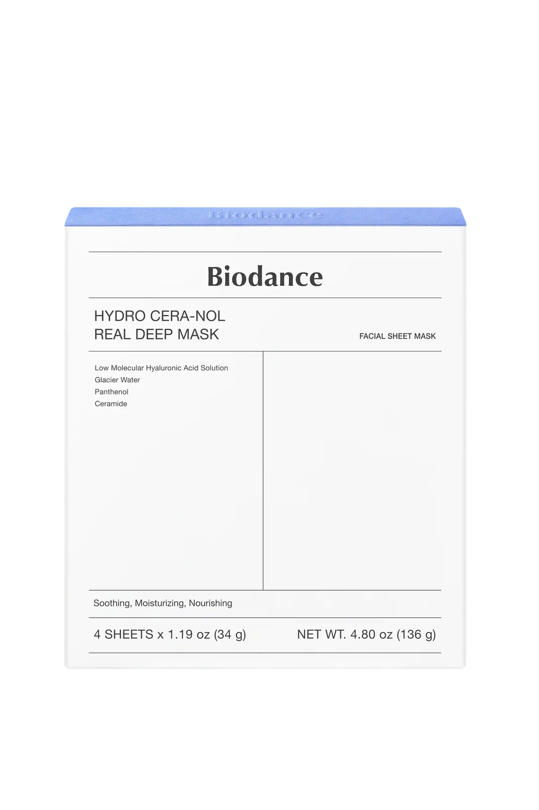 Hydro Cera-nol Real Deep Mask (4 stk)